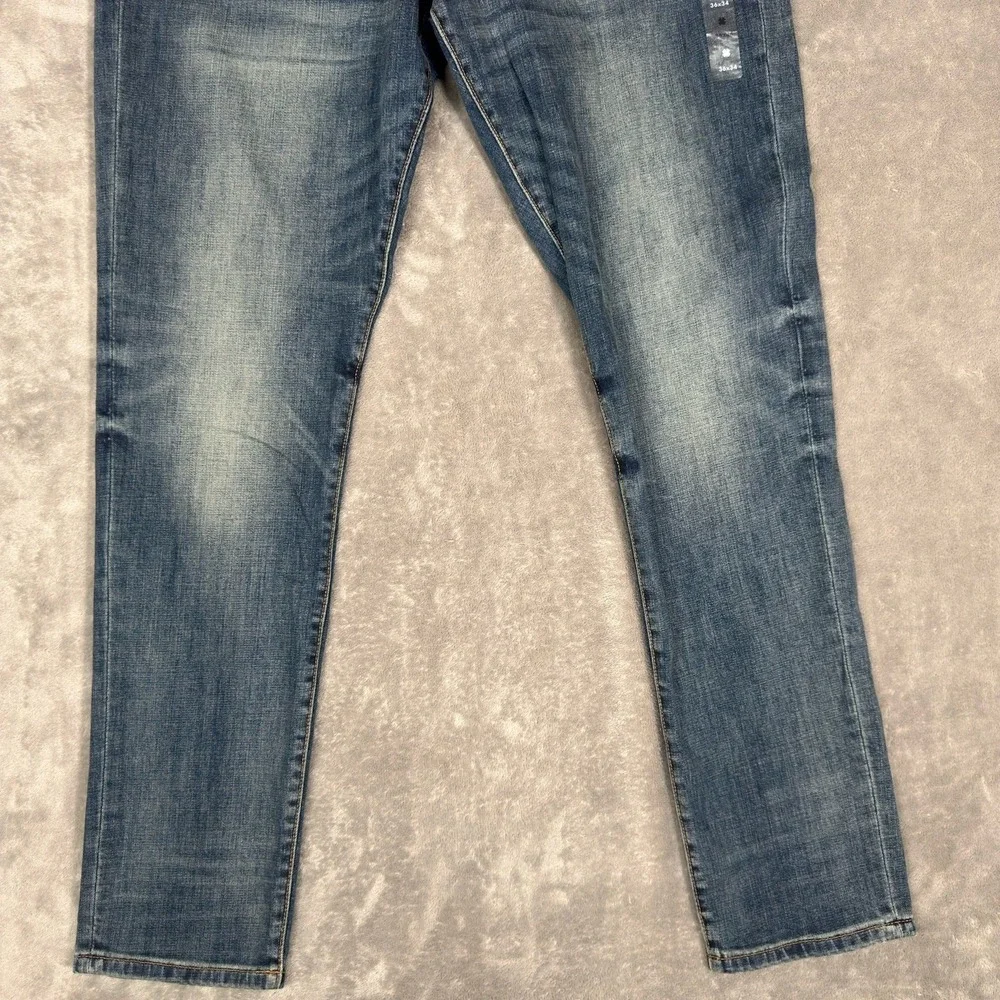 Lucky Brand Jeans Mens 36x34 412 Athletic Slim 2 Way Stretch Medium Wash Denim - Picture 4 of 15